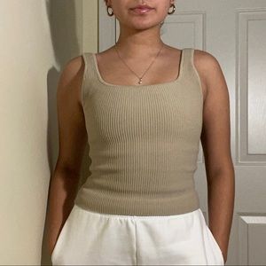 Aritzia Babaton Sculpt Knit Tank
